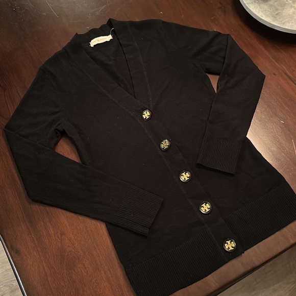 Tory Burch Black Cardigan - Picture 9 of 11